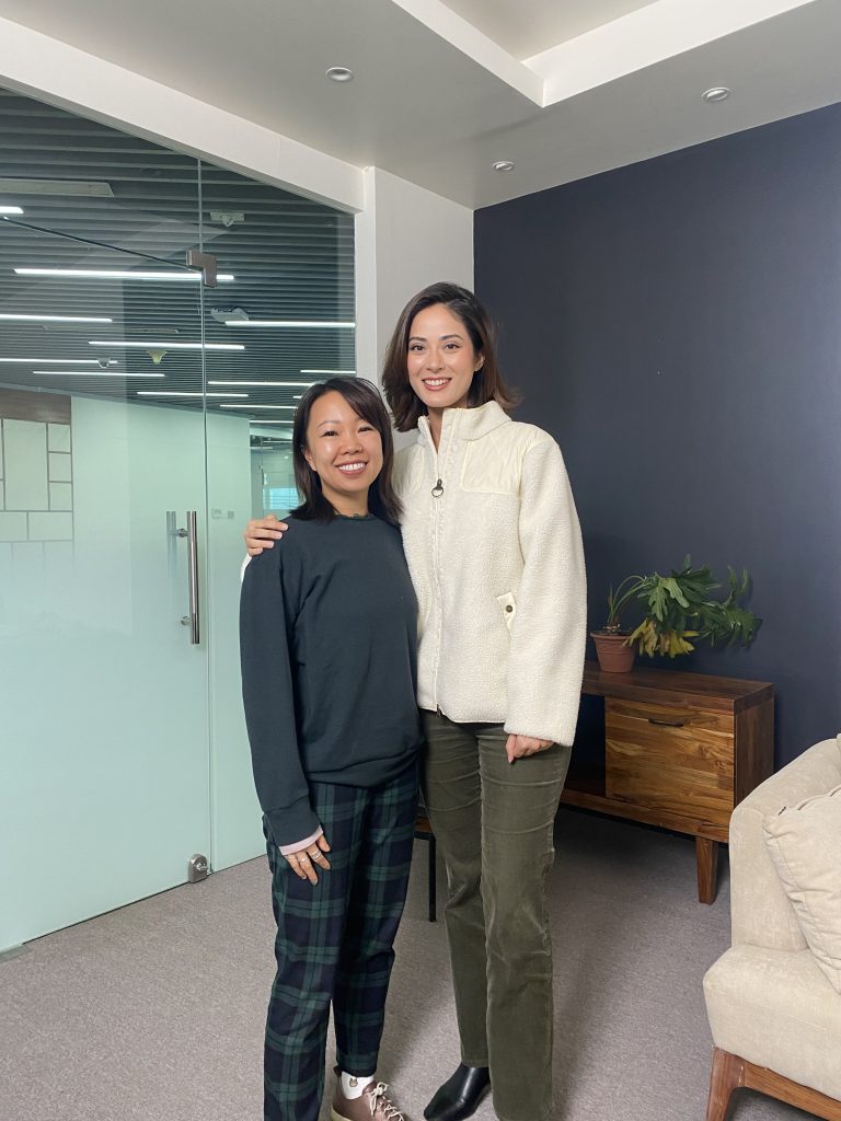 With architect and Miss Nepal, Shrinkhala Khatiwada.