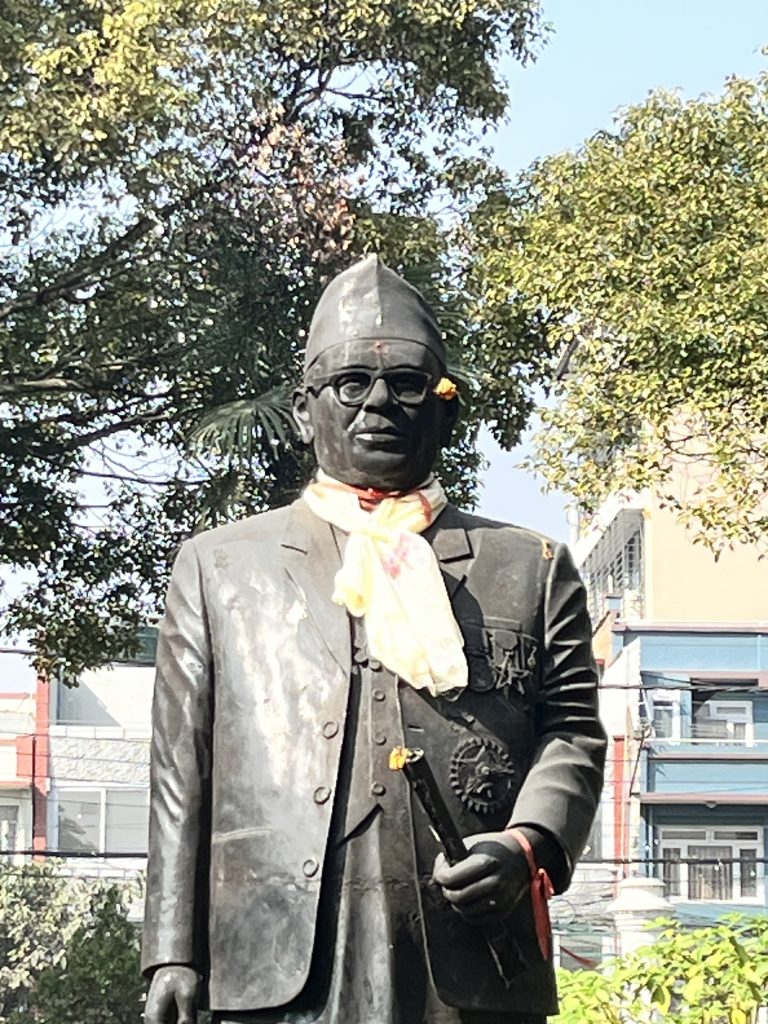 On location at Tribhuvan University